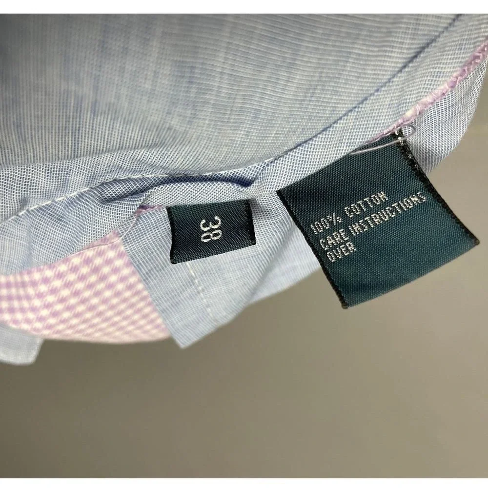 Y2K Polo Ralph Lauren Gingham Check Plaid‎ Shorts Slim GI Fit Size 38 Preppy